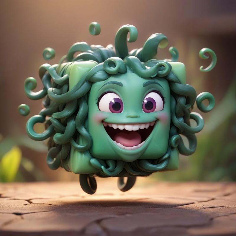 2130-cube-shaped Medusa, Disney render, detai-realcartoonXL_v5safetensors-732941022.jpg